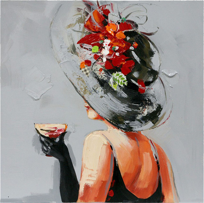 kartina_maslom__madam_so_stakanom__1__