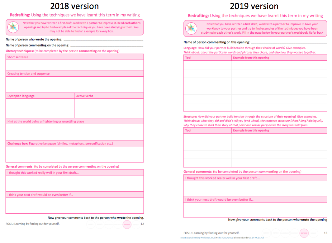 Comparison of two express stages