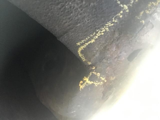 corrosion under passenger side seatbelt mounting 2