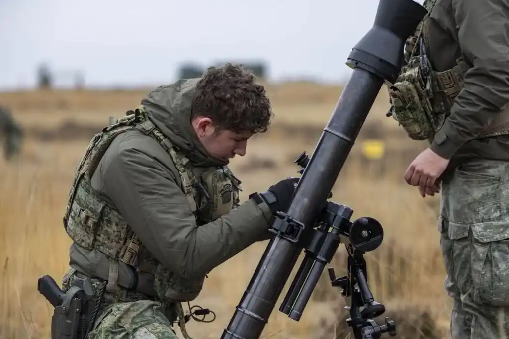 Mortier de 81mm PATRIA.