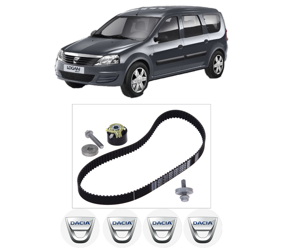 Set kit distributie DACIA LOGAN MCV (KS_) 1.5 dCi (KS0K) din 2007 KW 50 CP 68 CMC 1461, Auto, SKF, 4 Stickere auto cu DACIA