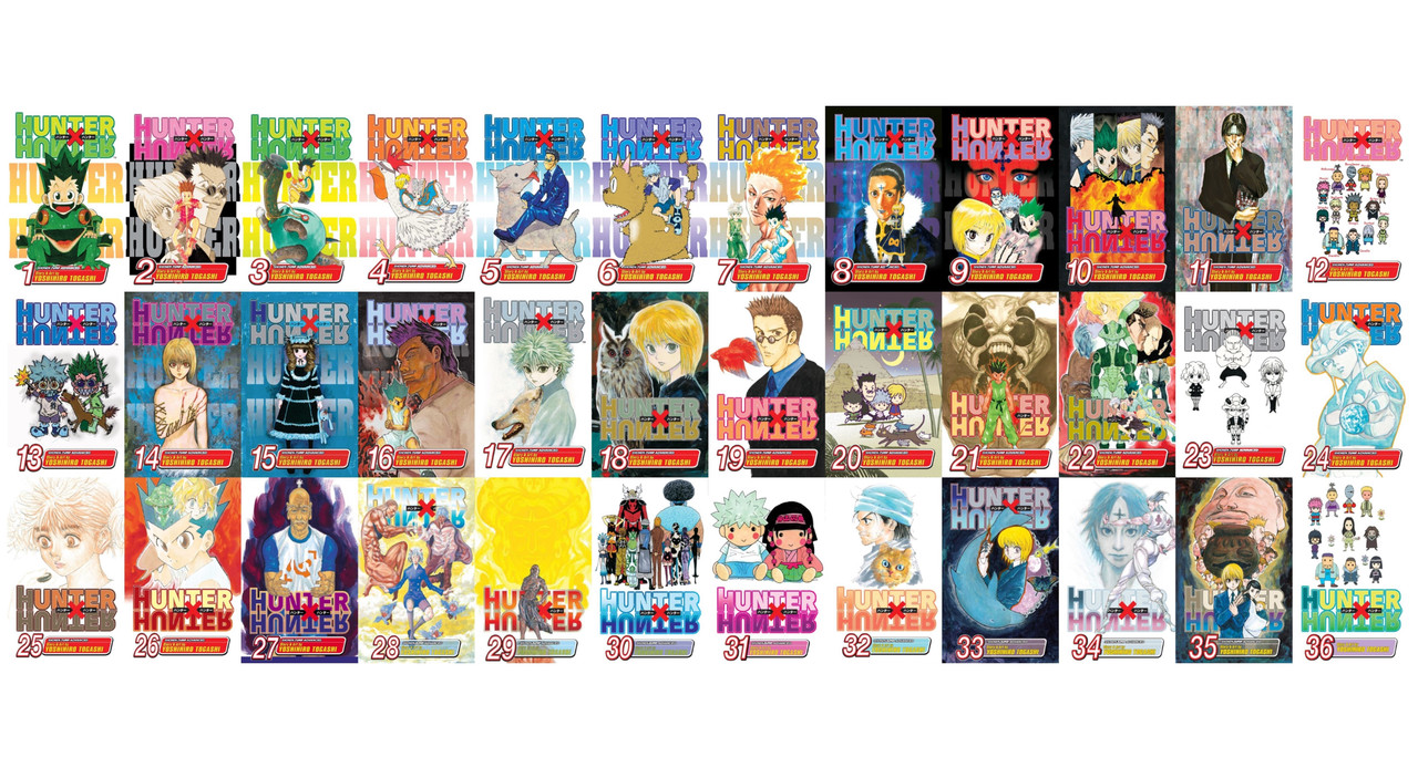 HUNTER X HUNTER English MANGA Series by Yoshihiro Togashi Set of Books 1-36