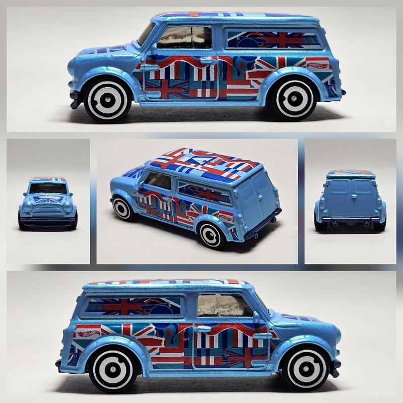 Hotwheels JBB68 67 Austin Mini Van 2025 HW Art Cars