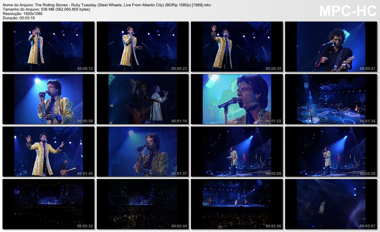 The Rolling Stones - Ruby Tuesday (Steel Wheels, Live From Atlantic City) (BDRip 1080p) [1989]