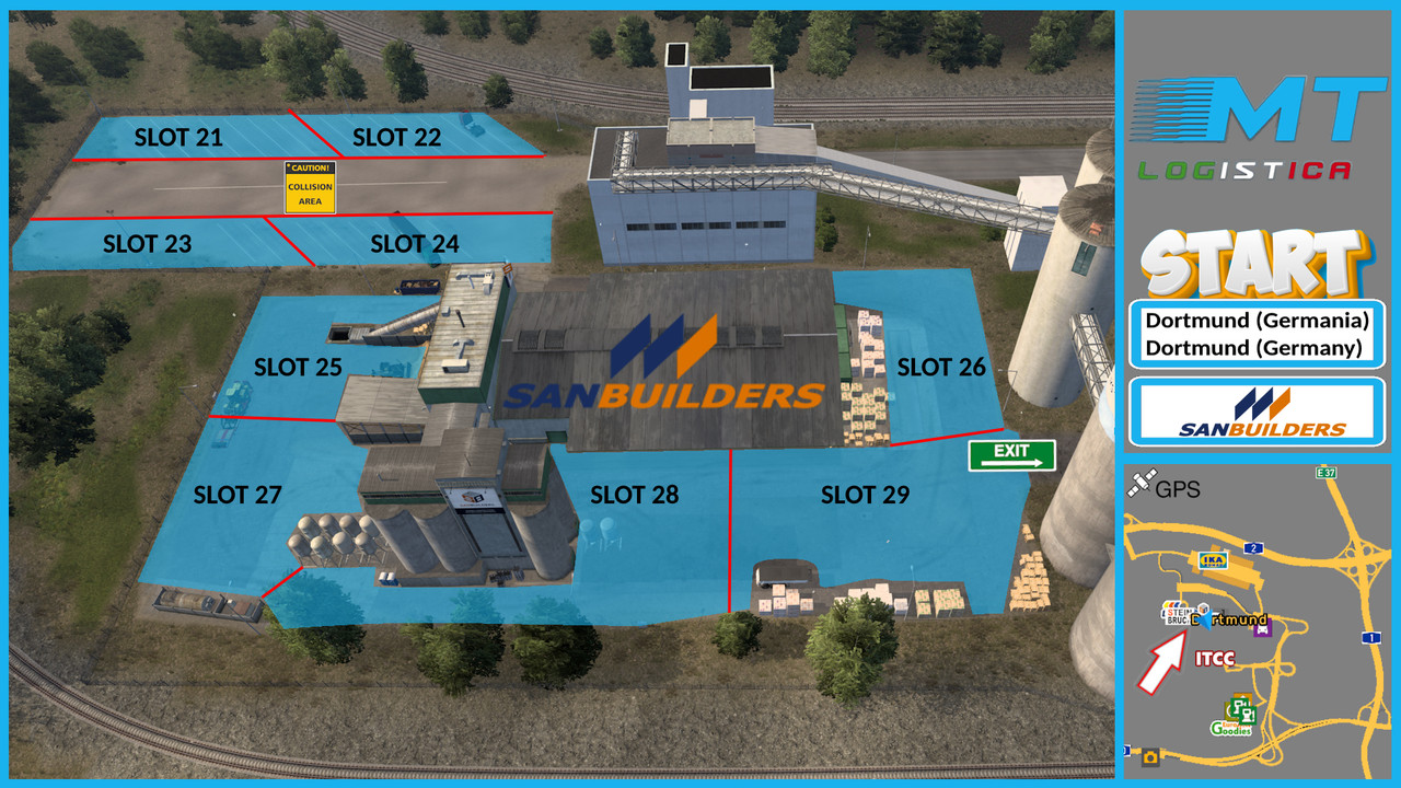 Slot 21 - SanBuilders parking (Collision zone)