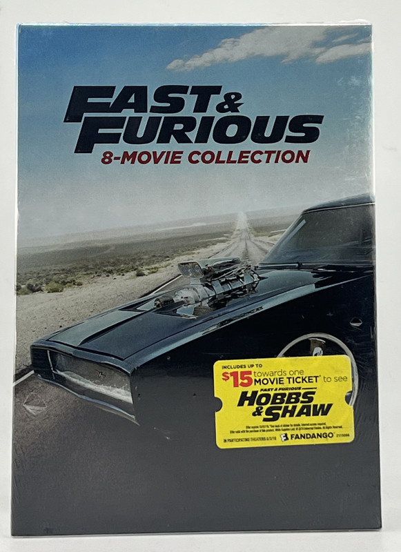 FAST & FURIOUS 8-MOVIE COLLECTION DVD NEW SEALED