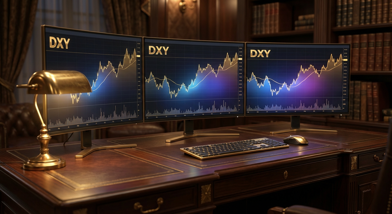 DXY Stabil di Sekitar 98 Menjelang Risalah FOMC: Implikasi 2026 dan Ketegangan Geopolitik