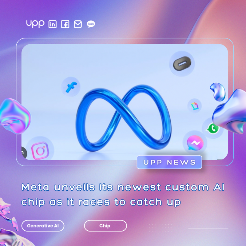 Meta unveils its newest custom AI chip as it races to catch up.