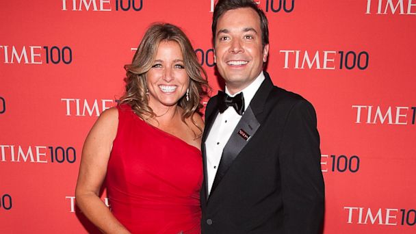 Jimmy Fallon met getalenteerde, vrouw Nancy Juvonen 