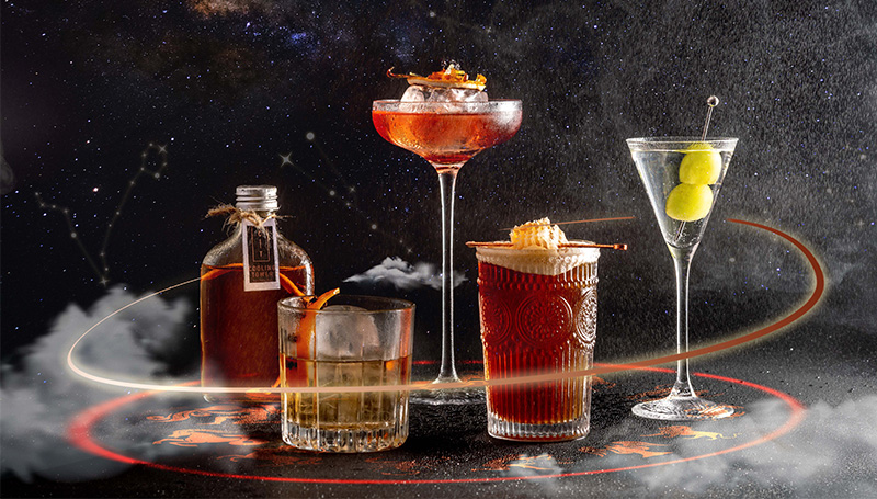COOLING TOWER ROOFTOP BAR, PAIRS CREATIVE CONCOCTIONS WITH YOUR CELESTIAL STARS