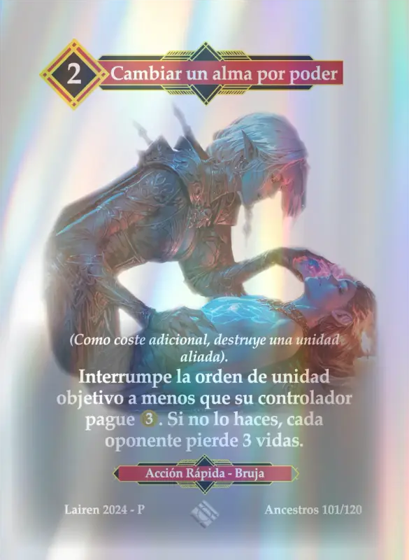 CAMBIAR UN ALMA POR PODER