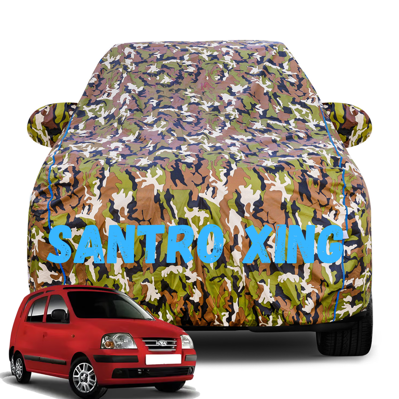 Santro Xing Army Car Cover