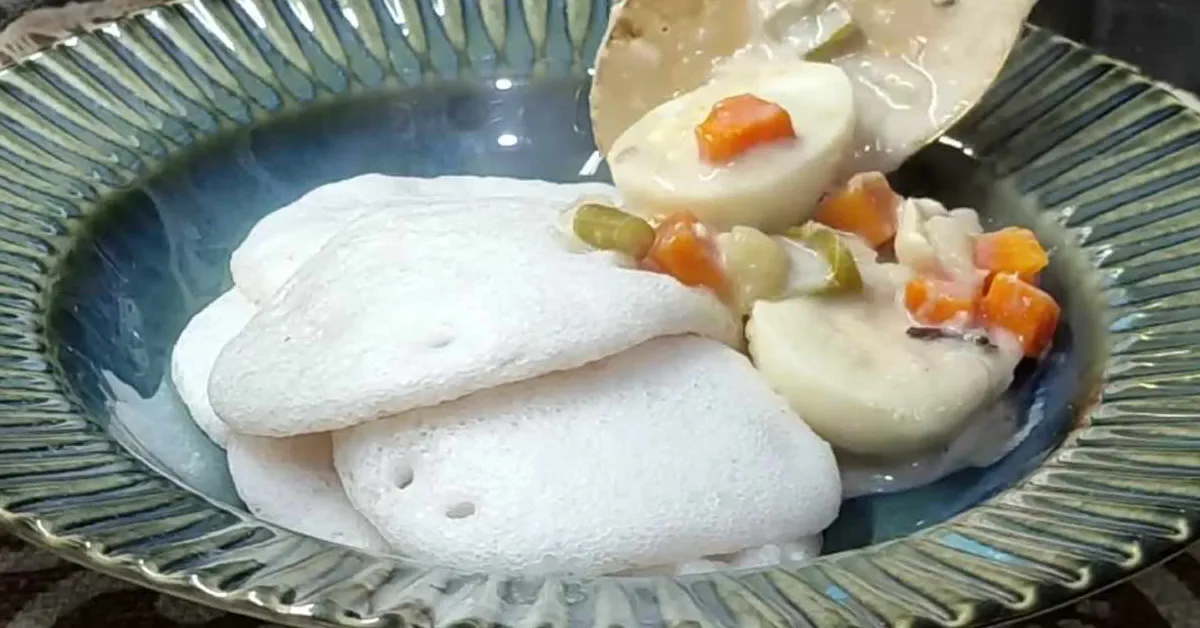 Appam with Stew