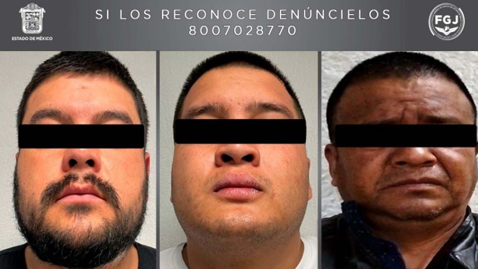 Edomex: A prisión tres sujetos por ataques armados donde murió un persona y otra resultó herida