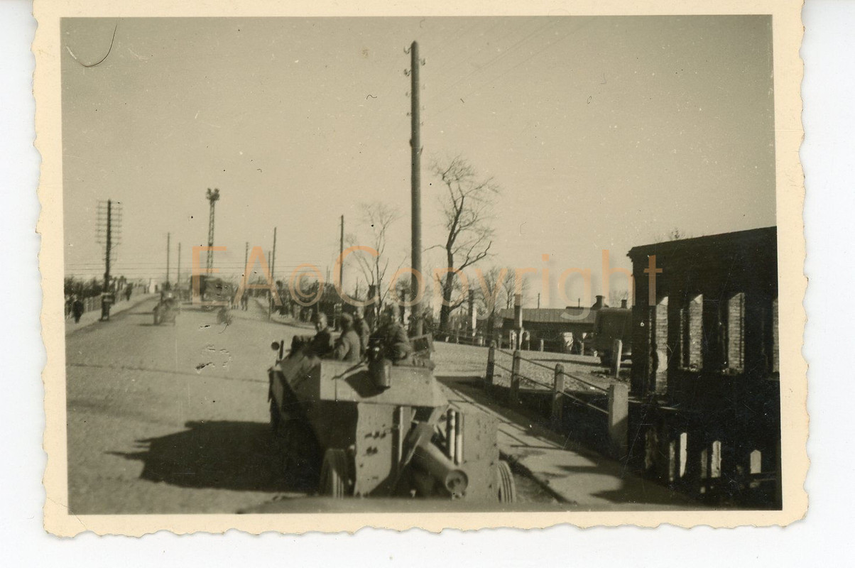 Russland Kämpfe PAK Artillerie Geschütz Witebsk 