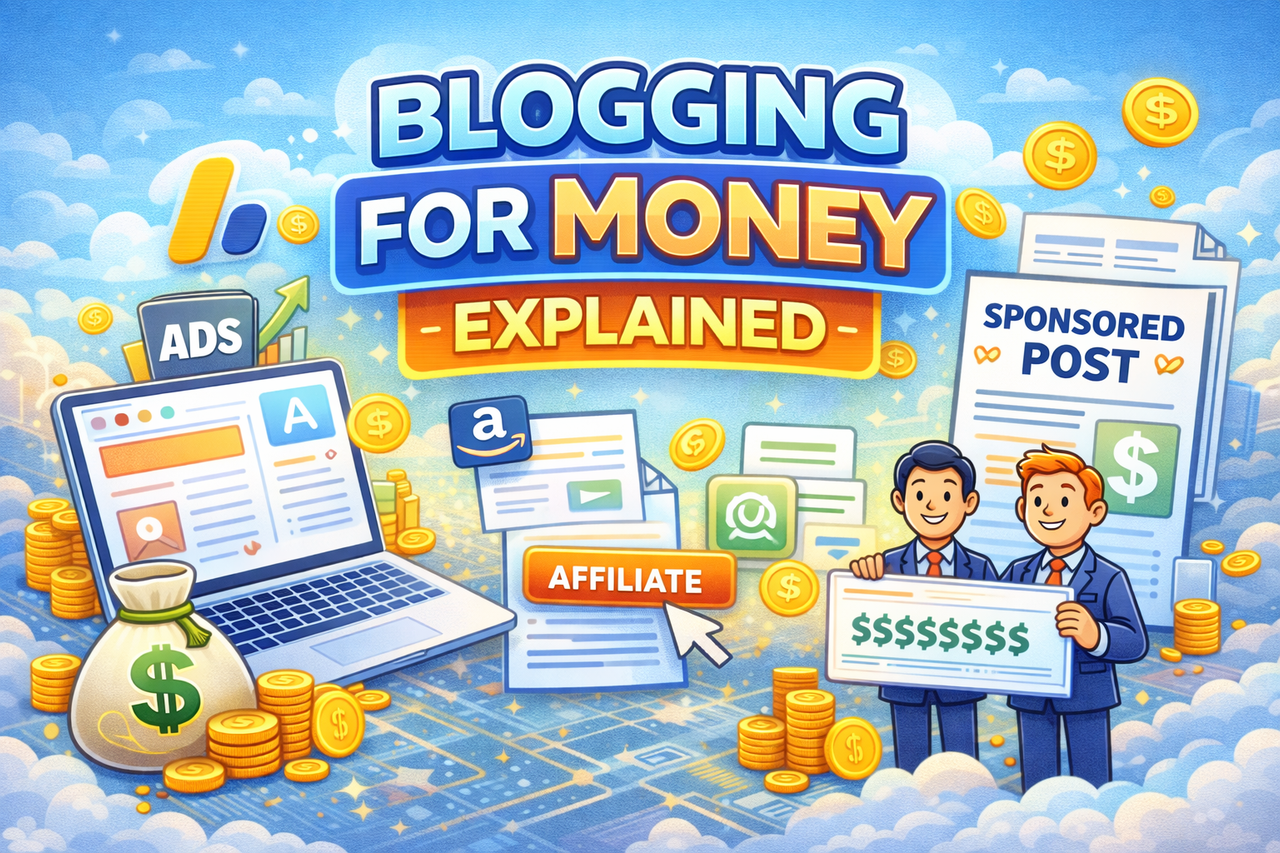 Blogging for Money Explained (Beginner Guide 2025)