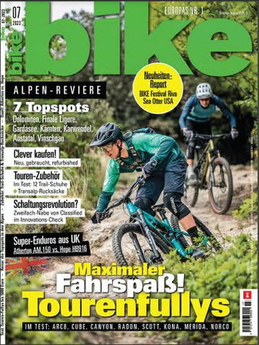 Cover: Bike Das Mountainbikemagazin No 07 Juli 2023