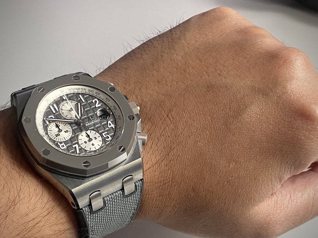 TimeZone Audemars Piguet found a better strap for my ghost