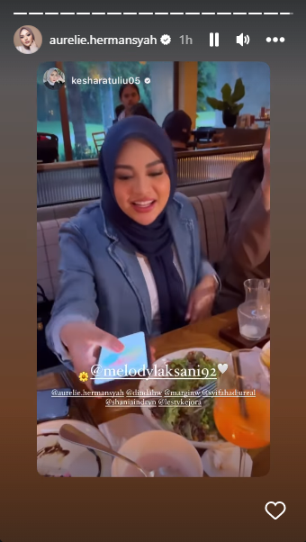 Lesti Kejora Arisan bareng teman-teman artis 