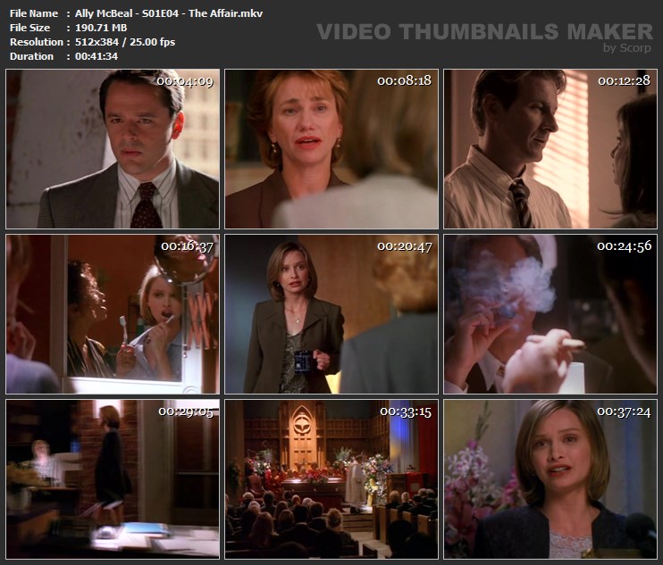 Ally McBeal - S01E04 - The Affair.mkv