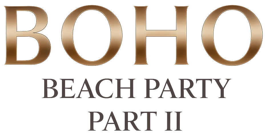 Boho Beach Party Logo