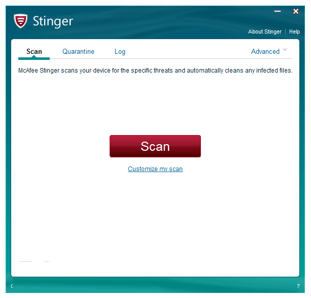 mcafee-stinger-screenshot-01 - McAfee Labs Stinger 12.2.0.379 (multi) (64-bit) (KF) - Descargas en general