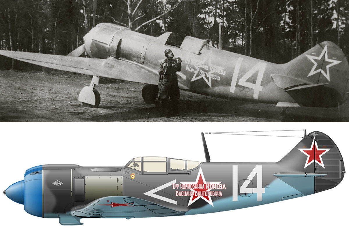 Lavochkin-La-5FN-178GvIAP-White-14-HSU-KA-Evstigneev-at-Hungary-1945-0A