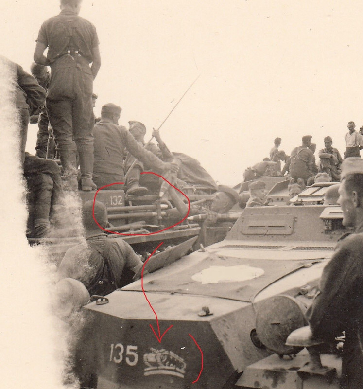 Foto Soldat StuG SPW Wappen Sturmgeschütz Panzer Tank Kennug Sd.