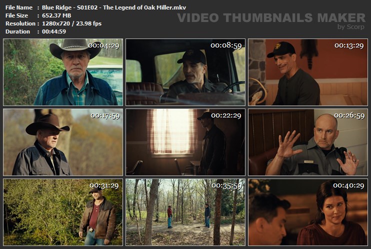 Blue Ridge - S01E02 - The Legend of Oak Miller.mkv