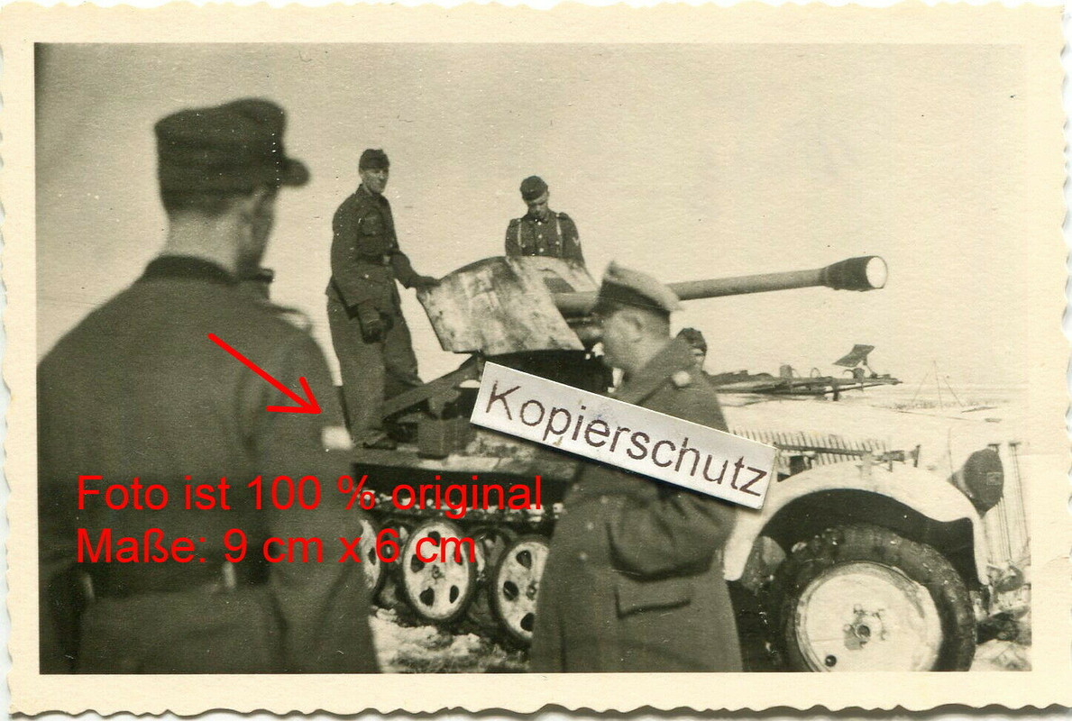 SdKfz Halbkette PAK Panzerjäger Wintertarn , Div. Kommandeur (2)