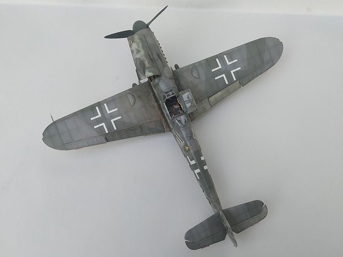 Bf-109G-6 Kirschner, Trumpeter1/32 i Mistercraft 1/72 IMG-20210707-195724