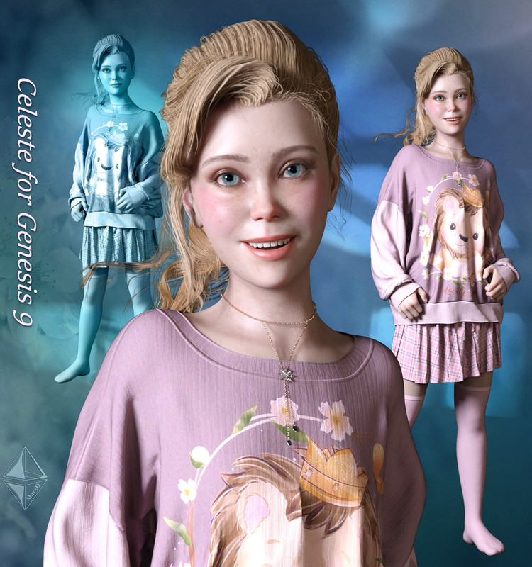 Celeste for Genesis 9 Female