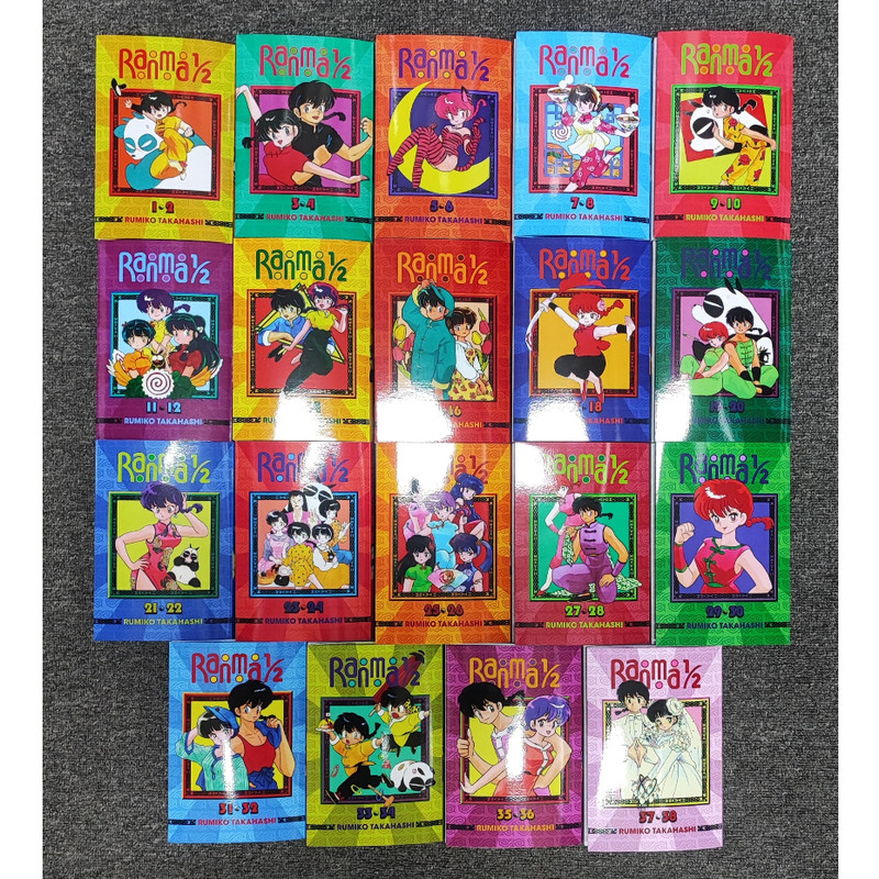 RANMA 1/2 Manga by Rumiko Takahashi Vol 1-38 English Version (LOOSE / FULL SET)