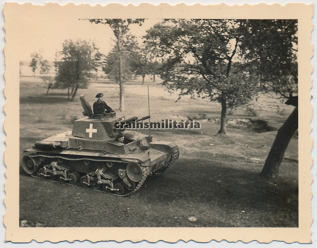 Orig. Foto Panzer 35 (t) Tank mit Kennung Pz.Rgt