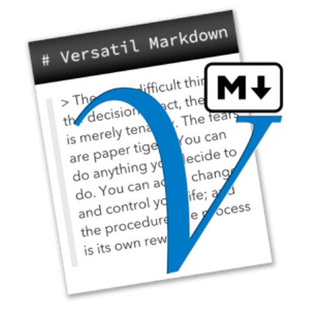 Versatil Markdown 2.1.0 macOS Versatil Markdown 2.1.0 macOS