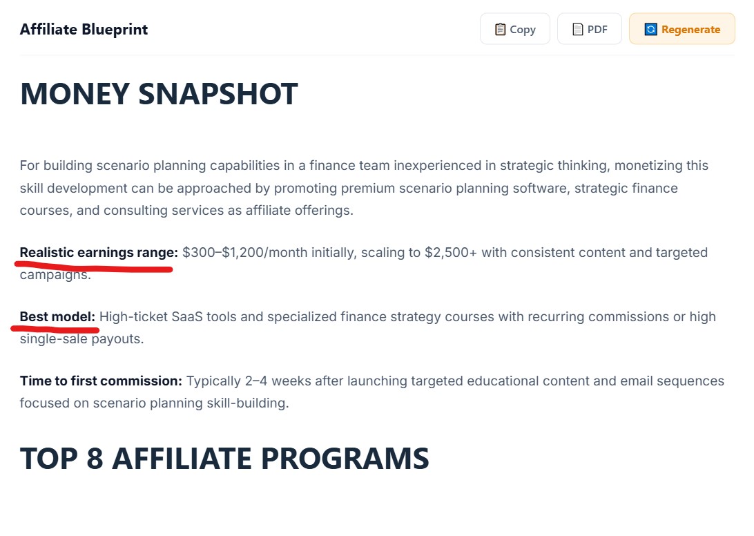 Affiliate Blueprint Part 1