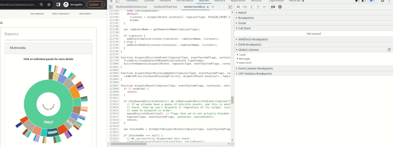 Tooltip shown when tried in codesandbox but never shown when run in ...