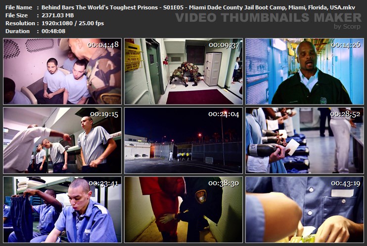 Behind Bars The World's Toughest Prisons - S01E05 - Miami Dade County Jail Boot Camp, Miami, Florida