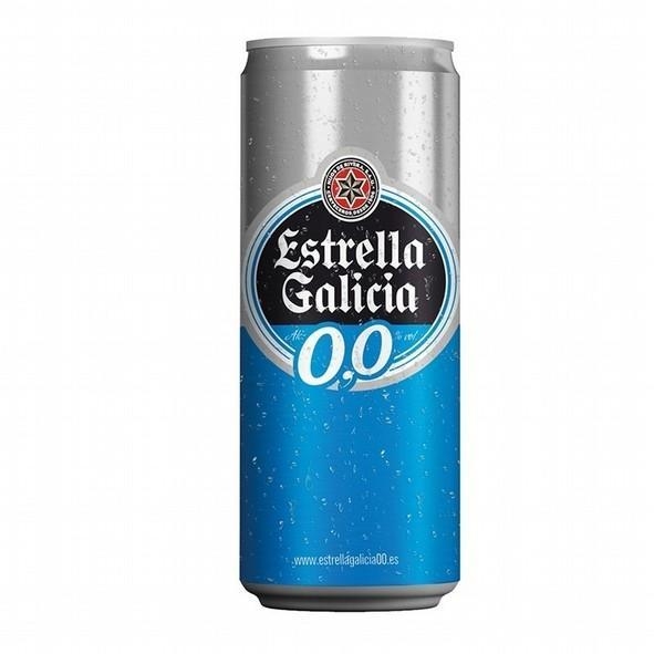 Cerveza Estrella Galicia 0,0 (330 Ml.)