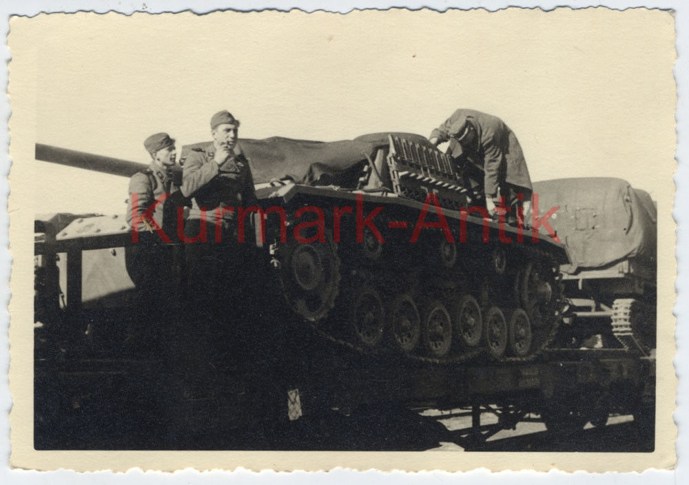 Foto Wehrmacht 3. TK Panzer Div. Stug Sturmgeschütz Russland 194