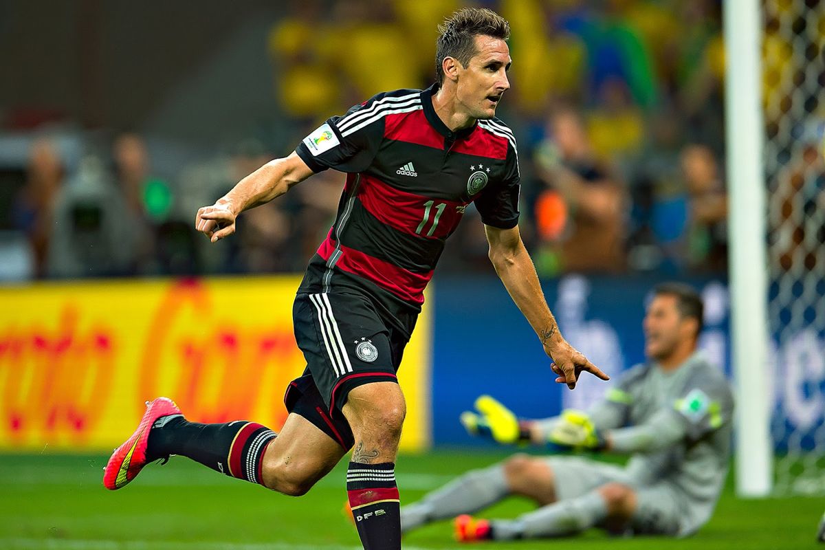 mondiali 2014 klose ger primo nella classifca dei migliori marcatori di sempre in coppa del mondo