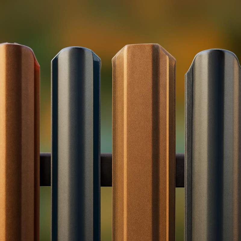 Различные виды профилей металлоштакетника