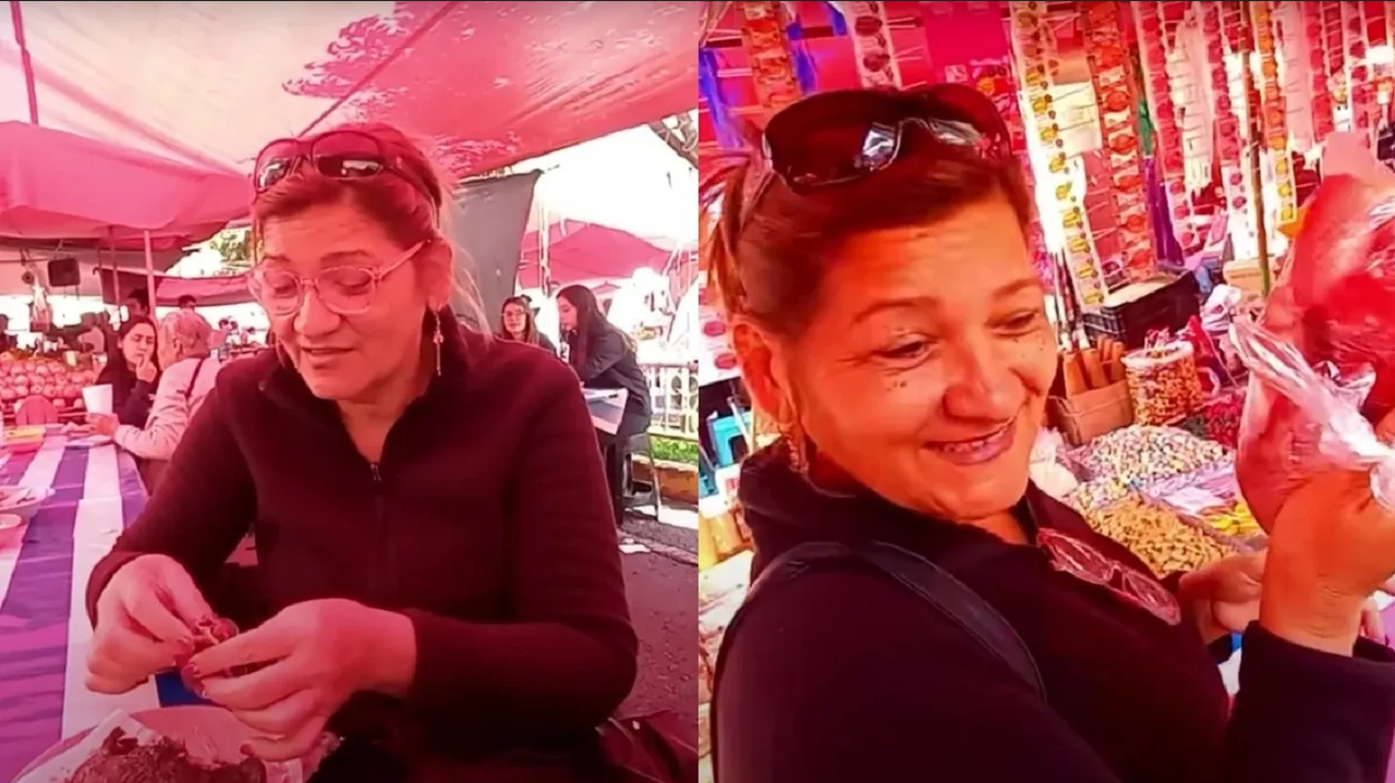 Cubana visita tianguis de CDMX con un “youtuber” y su reacción se hace viral
