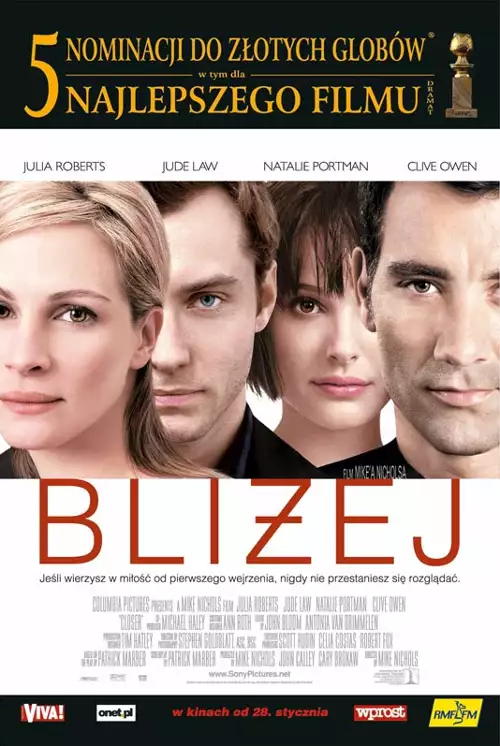 Bliżej - Closer (2004) PL.1080p.BluRay.H265-FT / ENG-Lektor PL
