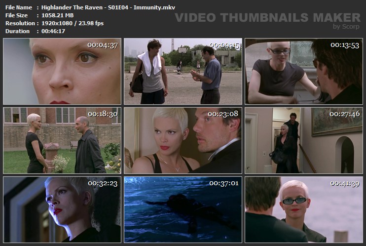 Highlander The Raven - S01E04 - Immunity.mkv