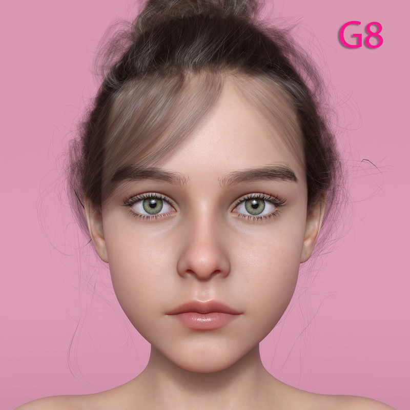 Kk Mila Character for Genesis 8,8.1 Female