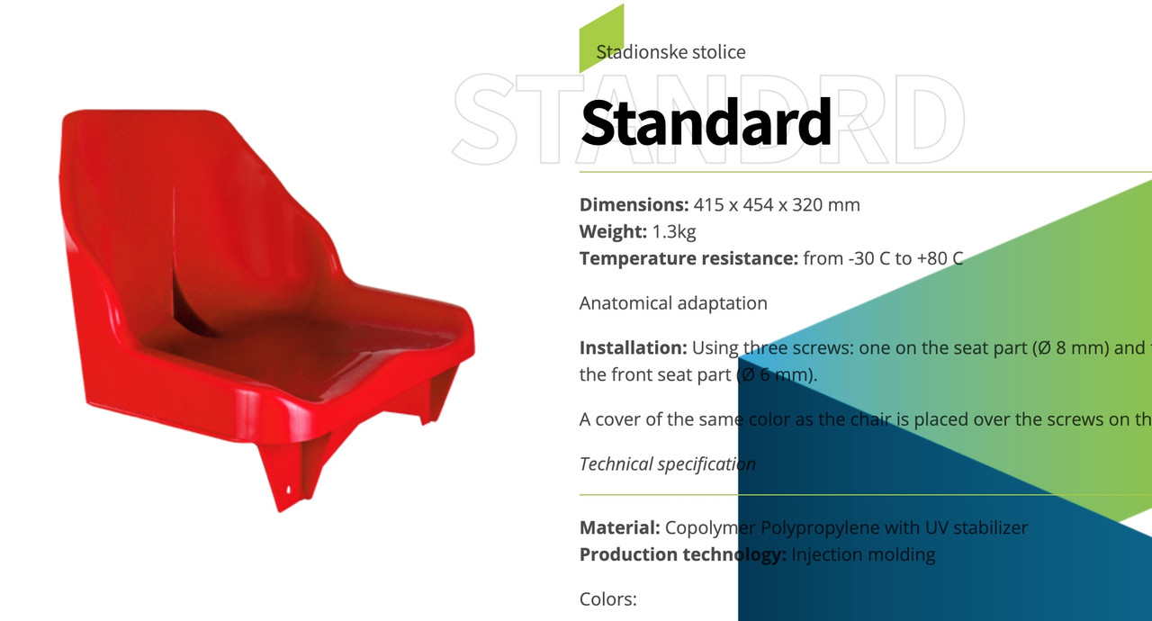Stolica standard