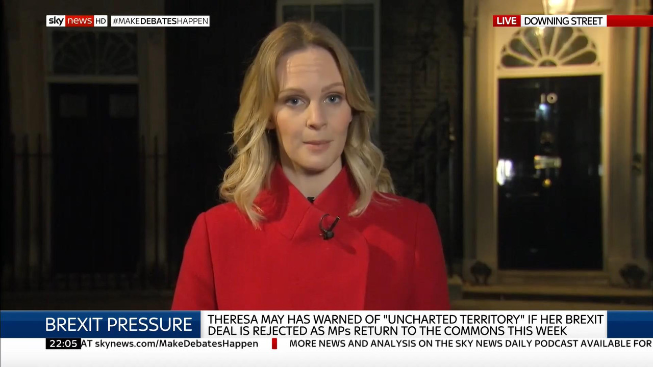 06 January - 22.00.00 - Sky News At 10. Anna Jones with the main