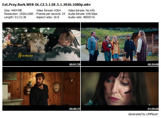 Nakrmit, pomodlit, zaštěkat / Eat Pray Bark (2026)