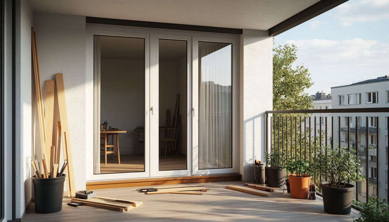 Ремонт окон на балконе